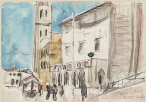 Assisi Square, August 15, 1933